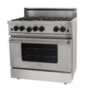 CUISINIÈRE AU GAZ RCS 36 POUCES – BLUE STAR