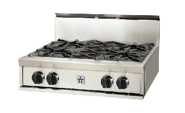 SURFACE DE CUISSON AU GAZ RNB – 30 POUCES